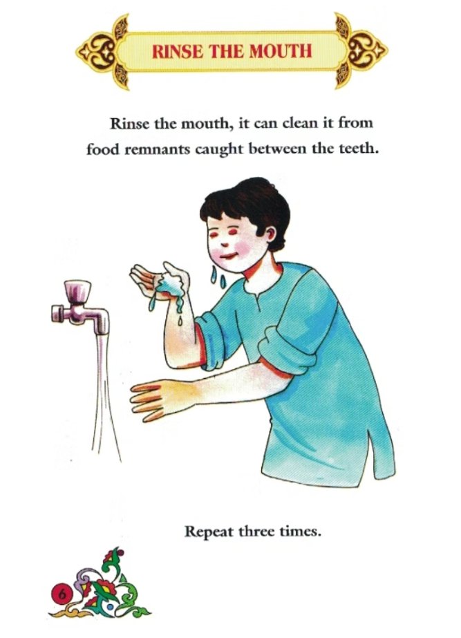 How to make Wudhu - Page 2 (steps & pics)