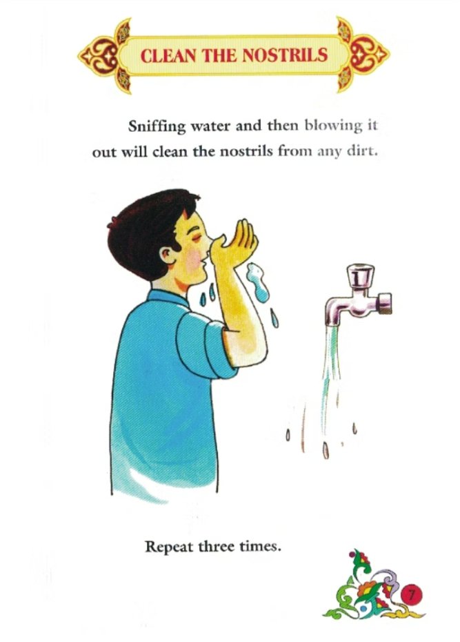 How to make Wudhu - Page 3 (steps & pics)