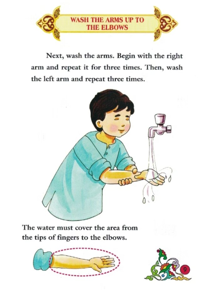 How to make Wudhu - Page 2 (steps & pics)