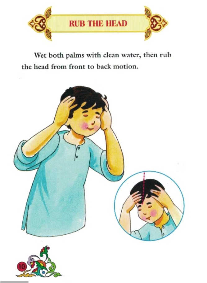 How to make Wudhu - Page 3 (steps & pics)